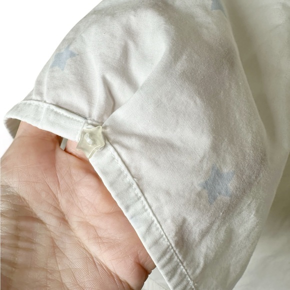 Vintage Hallmark Maxine & Floyd Button Up Shirt Size 24W Star Print Embroidered - Picture 8 of 12